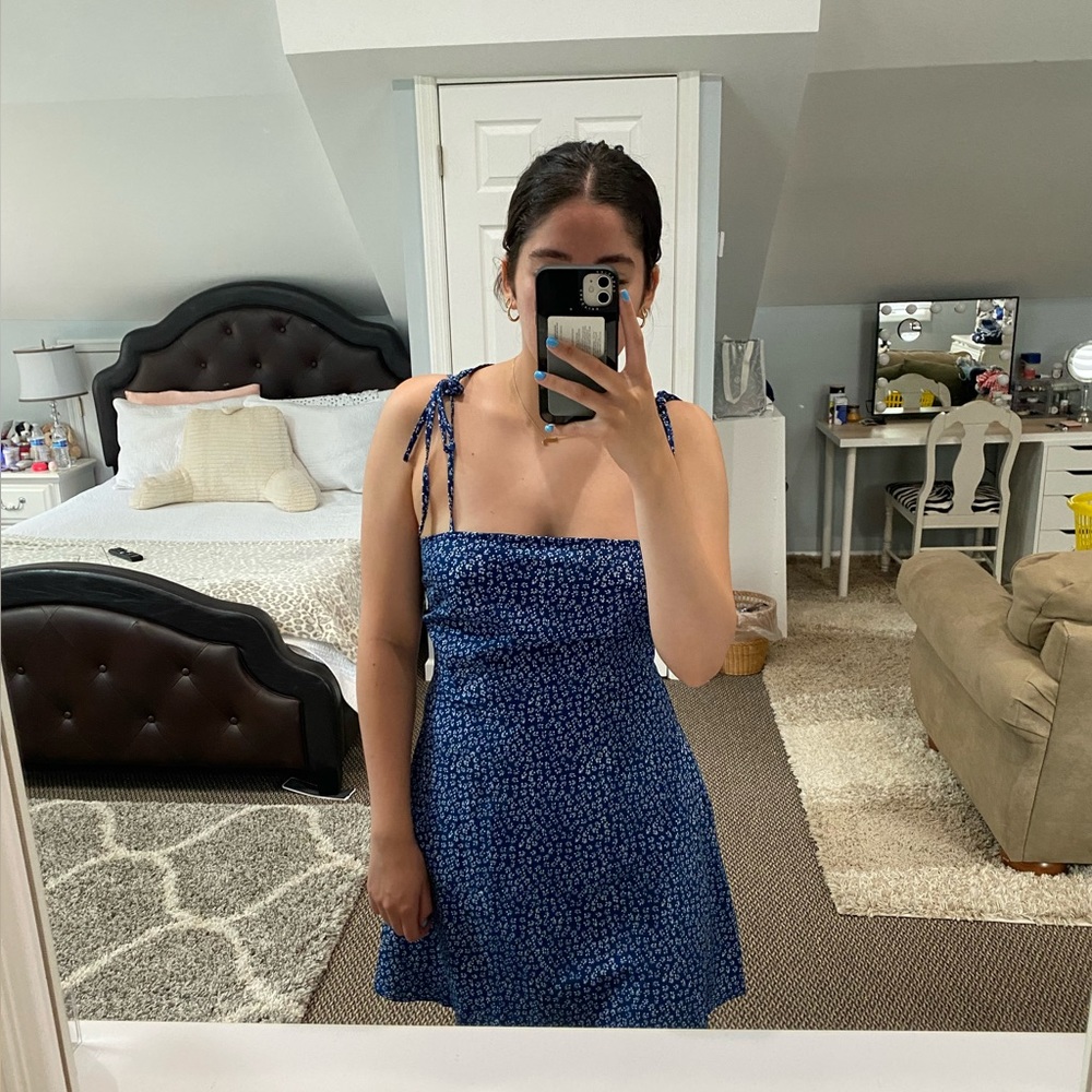 SHEIN blue dress